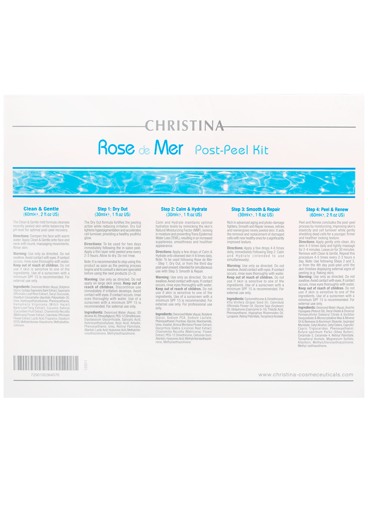 Rose de Mer Post-Peel kit от Christina