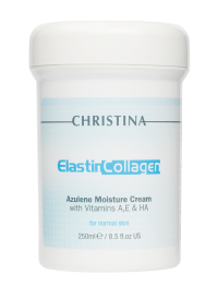 ElastinCollagen Azulene Moisture Cream with Vitamins A, E & HA for normal skin 250 мл