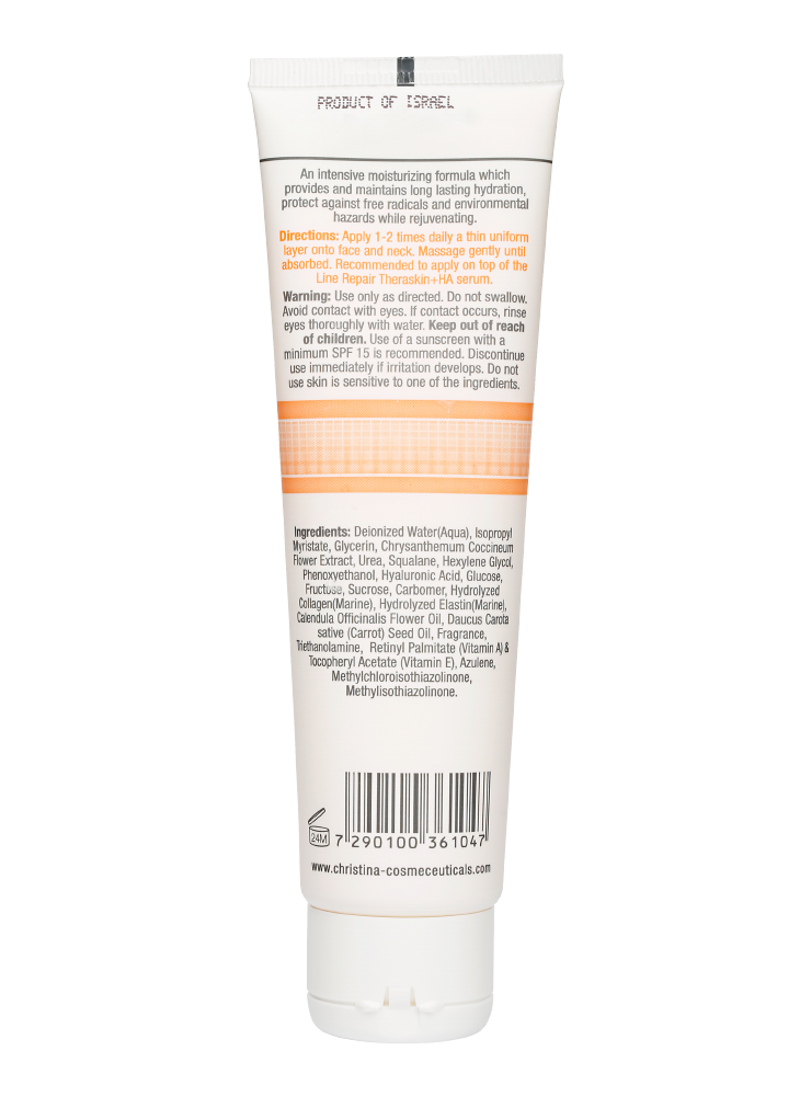 ElastinCollagen Carrot Oil Moisture Cream with Vitamins A, E & HA for dry skin от Christina