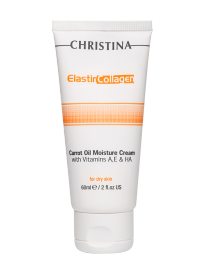 ElastinCollagen Carrot Oil Moisture Cream with Vitamins A, E & HA for dry skin 60 мл