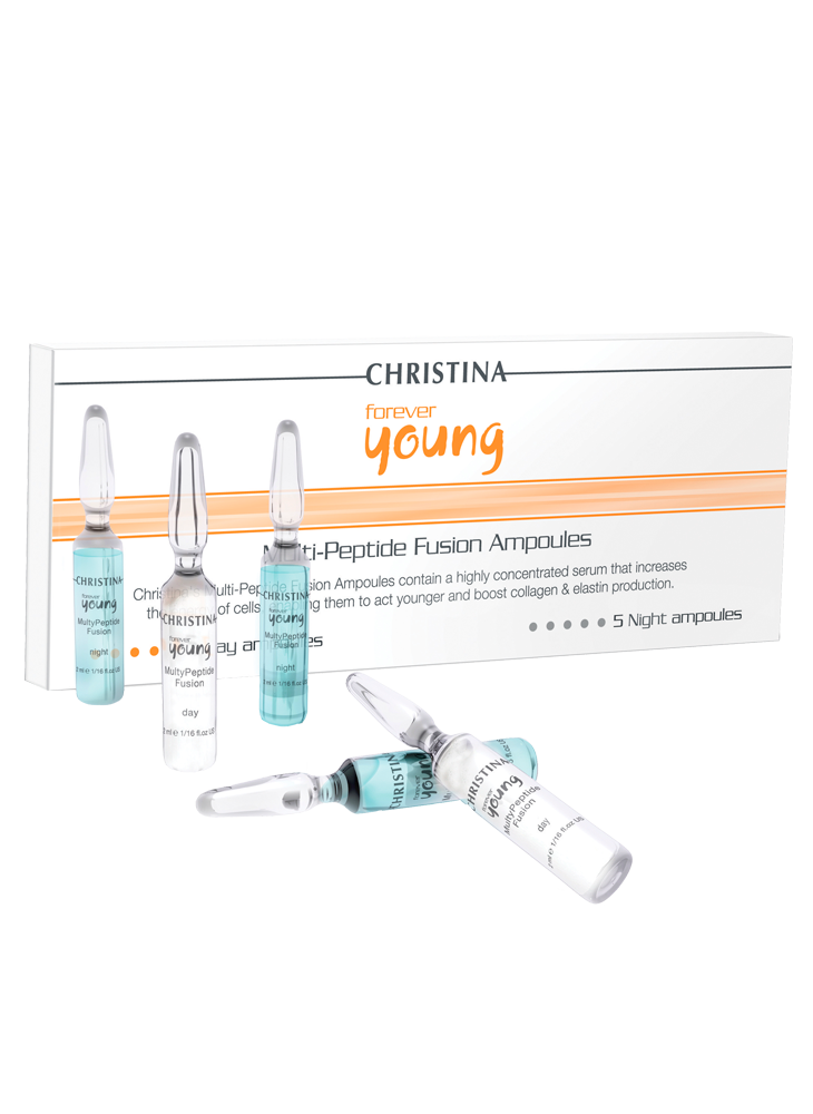 Forever Young Multi-Peptide Fusion Ampoules Christina Cosmetics - фото 1