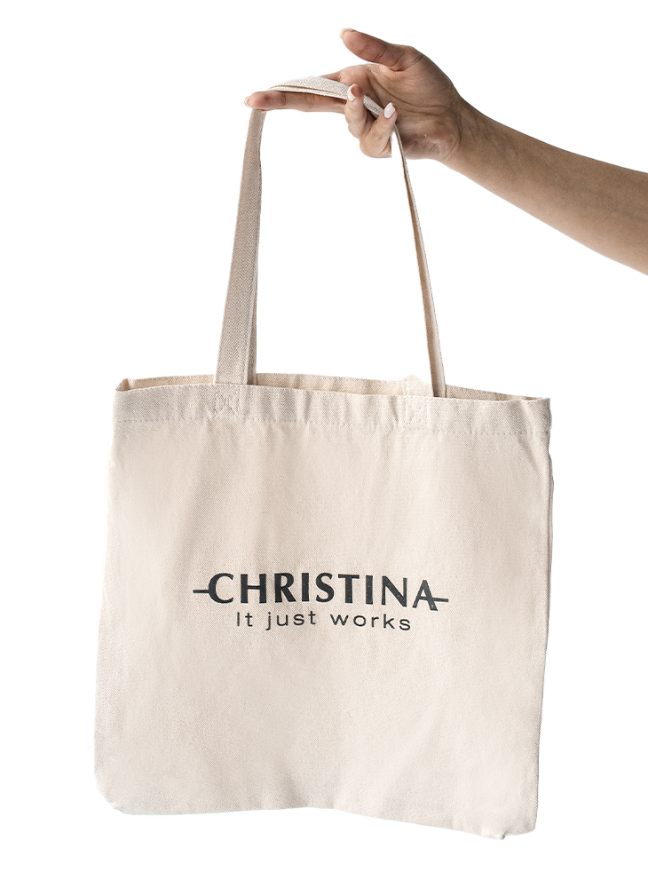 Christina Shopper Bag Cotton, 30*35*5 Christina Cosmetics