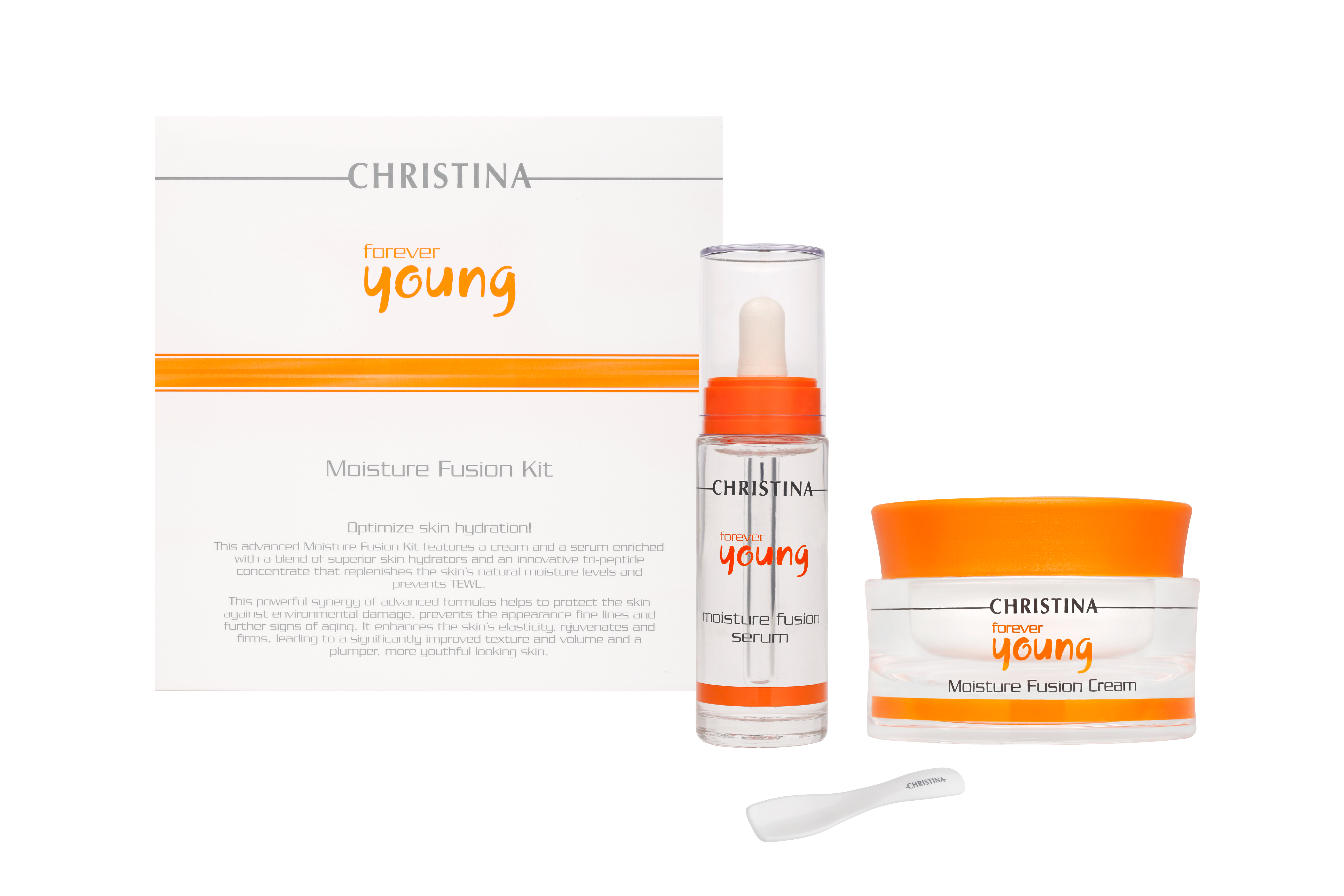 Forever Young Moisture Fusion kit: Forever Young Moisture Fusion Cream, Forever Young Moisture Fusion Serum Christina Cosmetics - фото 2