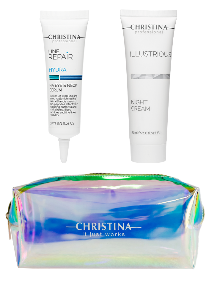 Radiant look and brightening kit Christina Cosmetics