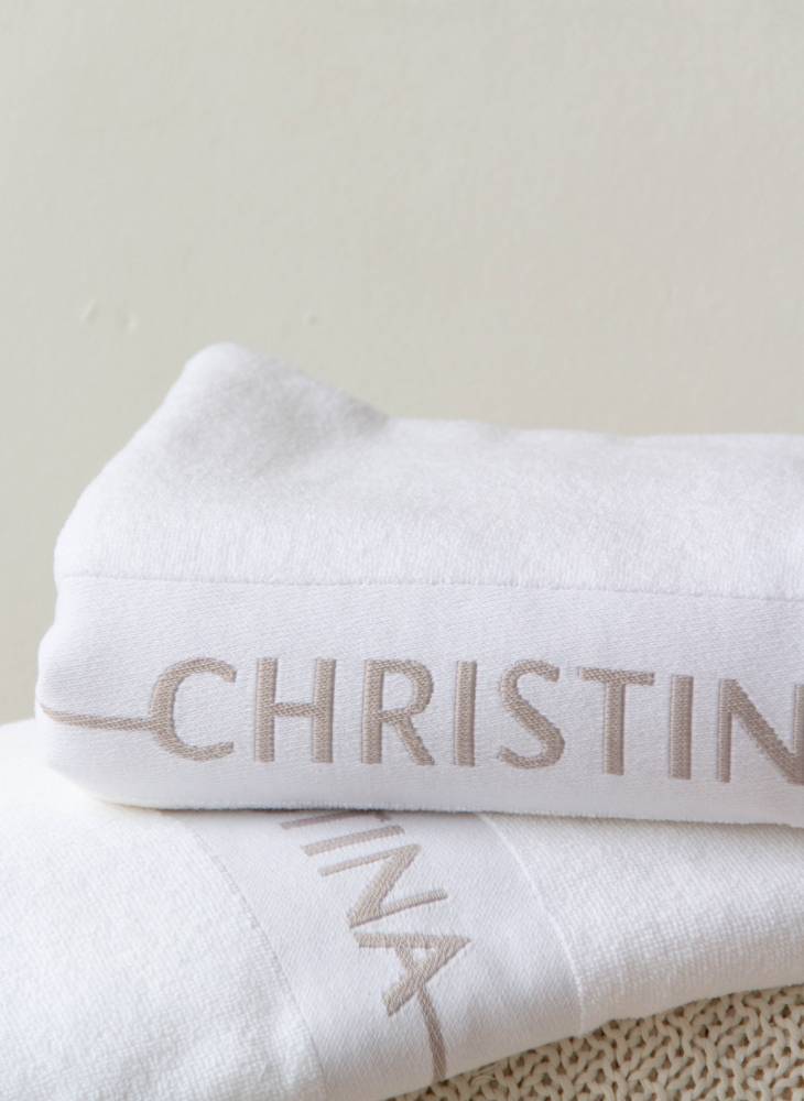 Полотенце с логотипом "Christina" 50х100 Christina Cosmetics - фото 2
