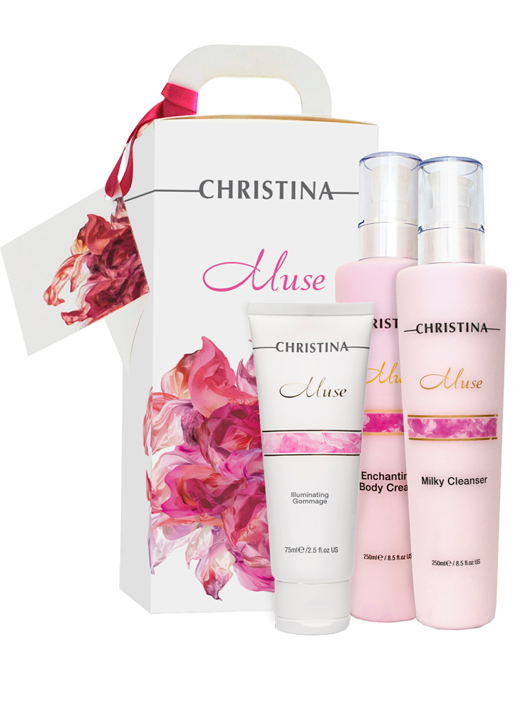 Face and body gift kit Muse Christina Cosmetics