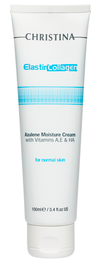 ElastinCollagen Azulene Moisture Cream with Vitamins A, E & HA for normal skin