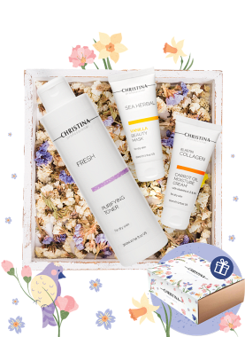 Spring Kit for dry skin: cleansing, moisturizing, nourishing