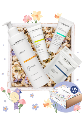 Spring Kit for oily skin: cleansing, peeling, moisturizing, nourishing