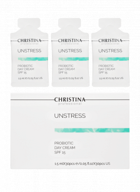 Unstress-Probiotic day cream SPF-15 sachets kit 30 pcs